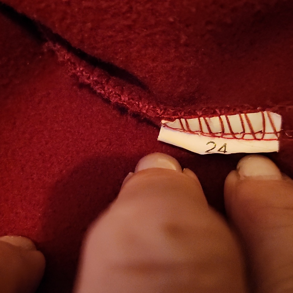 Rich Red fall coat - Picture 3 of 4